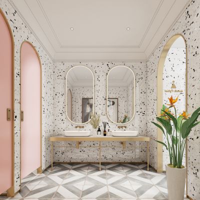 现代简约卫生间