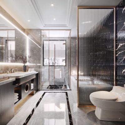 现代简约卫生间