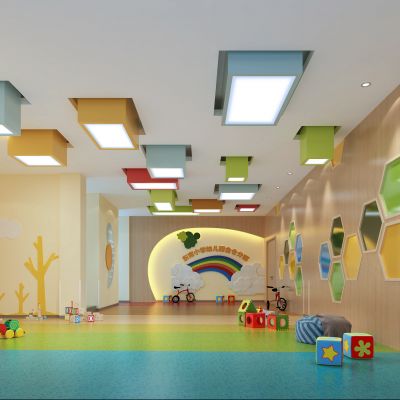 现代幼儿园活动区