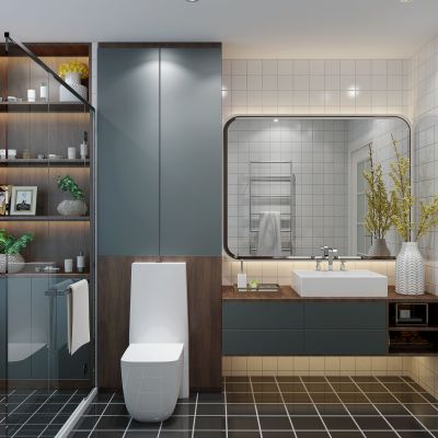 现代简约卫生间