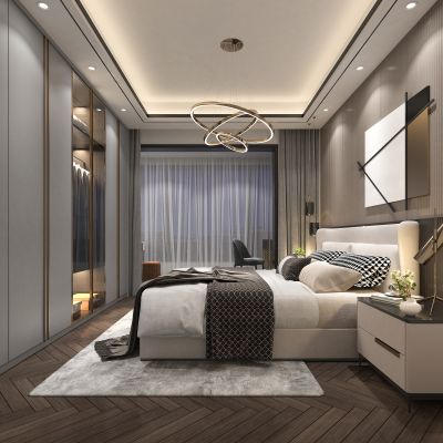 现代卧室