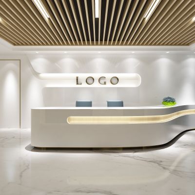 现代办公 大堂 前台