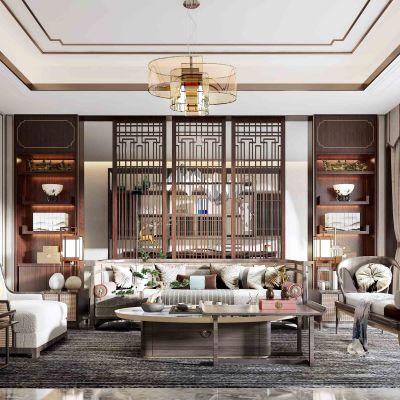 新中式客厅