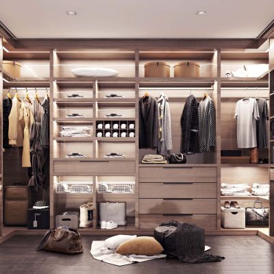 现代轻奢衣帽间