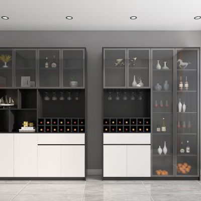 现代简约轻奢酒柜