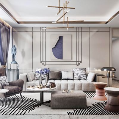 现代简约客厅