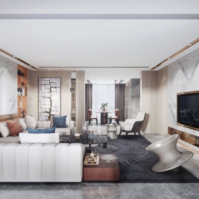 现代简约客厅