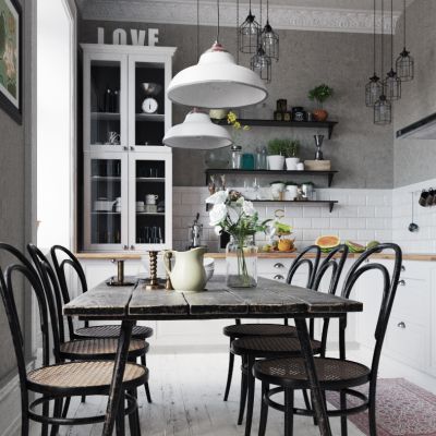 斯堪的纳维亚-北欧家具风格室内设计场景