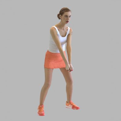 打沙滩排球运动的女人