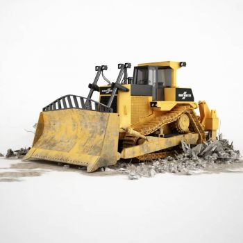 推土机工程车挖掘机