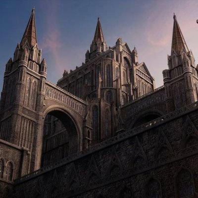 欧洲魔幻城堡教堂