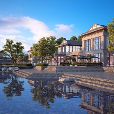 现代酒店民宿住宅建筑