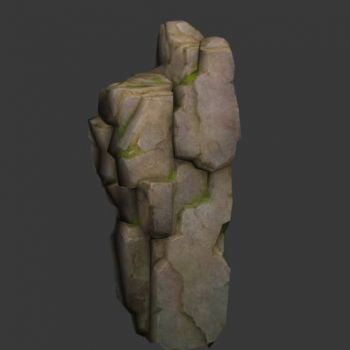 石头山体低模