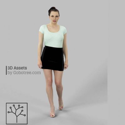 欧美休闲穿着人物女性女人