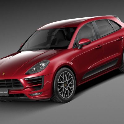 红色保时捷汽车