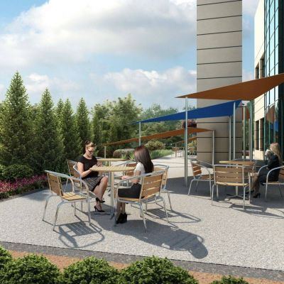 现代办公楼休息区