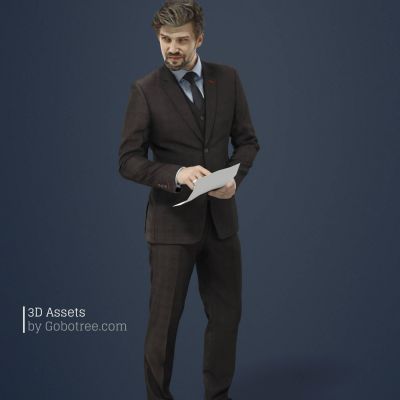 穿西装的国外男人男士