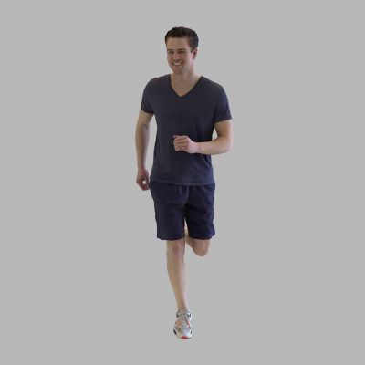 运动跑步的男人