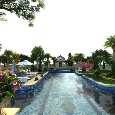 现代小区园林景观