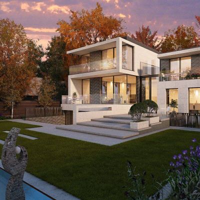 现代超写实现代别墅私人别墅