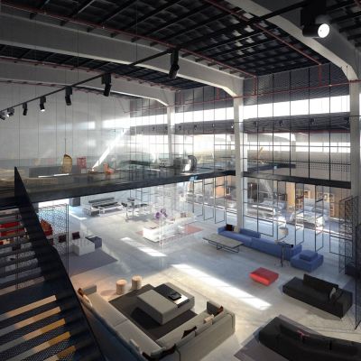现代家具展厅艺术会展中心工作室