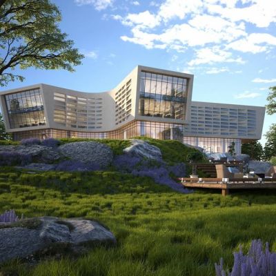 现代山顶会所建筑