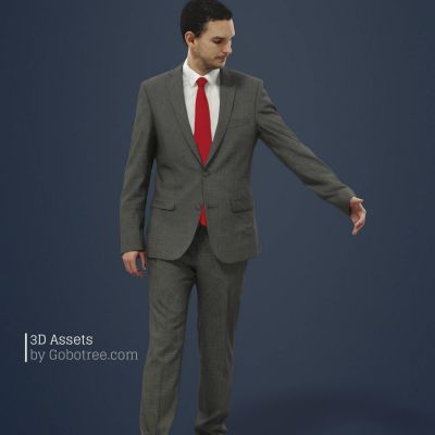 穿西装的国外男人