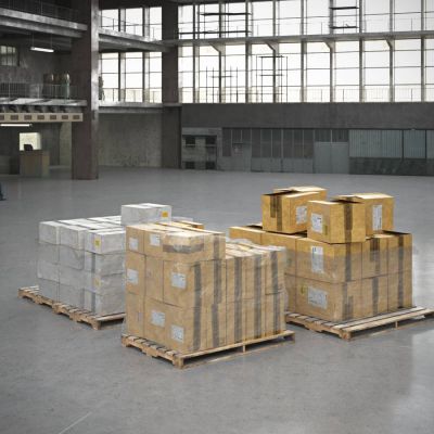 仓库货物纸箱 封装纸箱