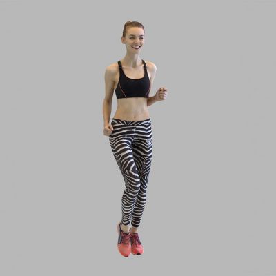 运动跑步瑜伽的女人