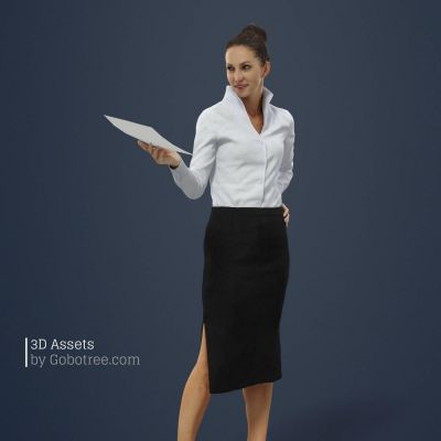 职场女性文员商务人士