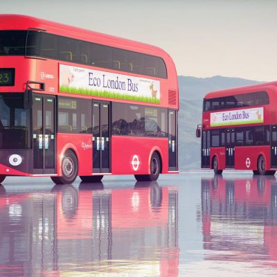 国外公交车观光车