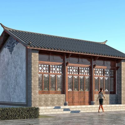 中式古建筑商业街