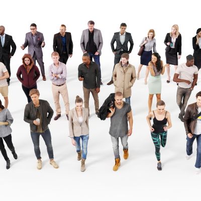 现代人物，欧美人物，多人，人群，男人女人，休闲人物，商务人物