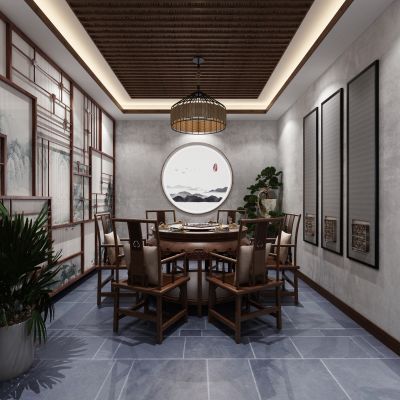 新中式酒店包房