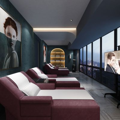 足疗店包间3D模型