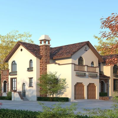 地中海别墅独栋，西班牙别墅