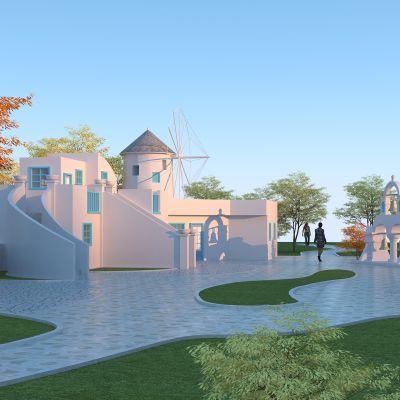 地中海景观小品