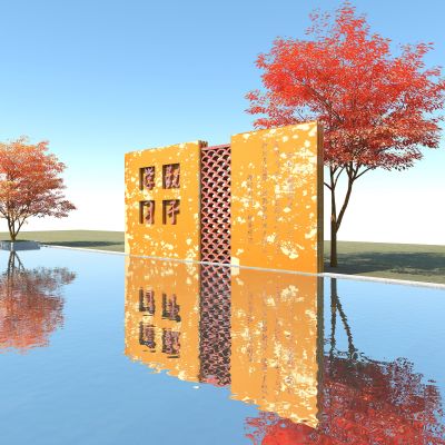 校园文化雕塑墙