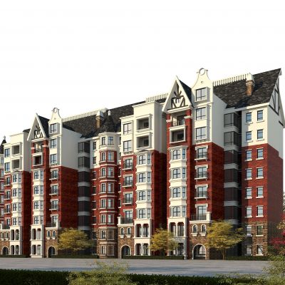 欧式高层住宅偻