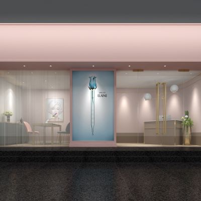 北欧美容院门头