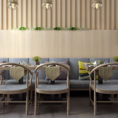 新中式卡座 餐桌