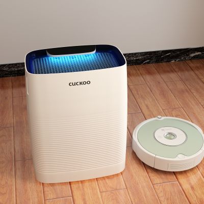 现代空气净化器 扫地机器人