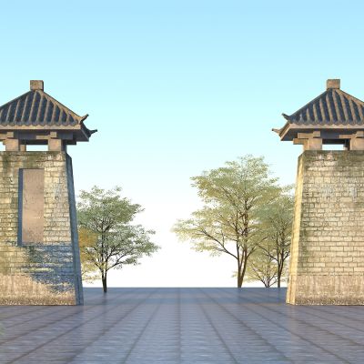 中式大门，古建大门