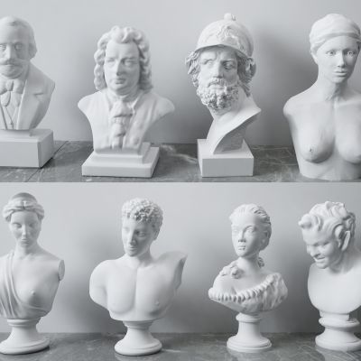 简欧石膏人像