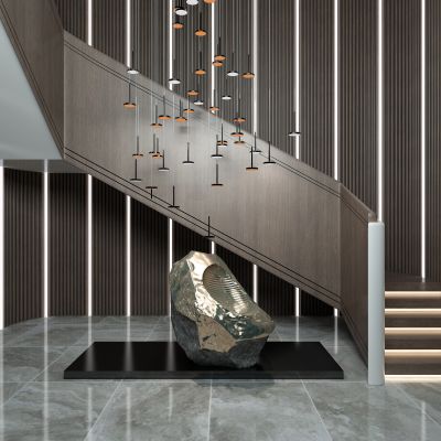 现代楼梯 工艺品