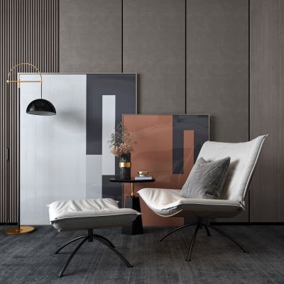 后现代休闲椅 挂画