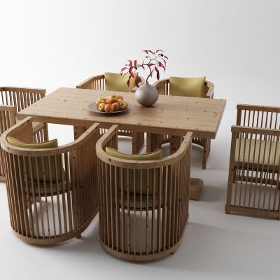 新中式餐桌 户外桌