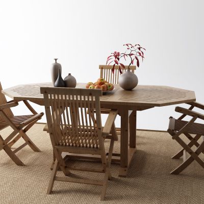 新中式餐桌 户外桌