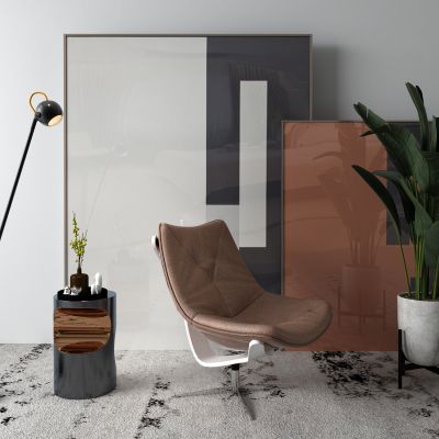 后现代休闲椅 挂画