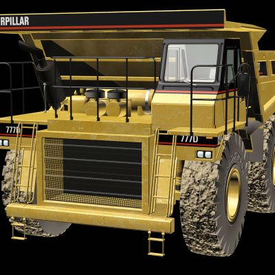 现代美国大型运输车